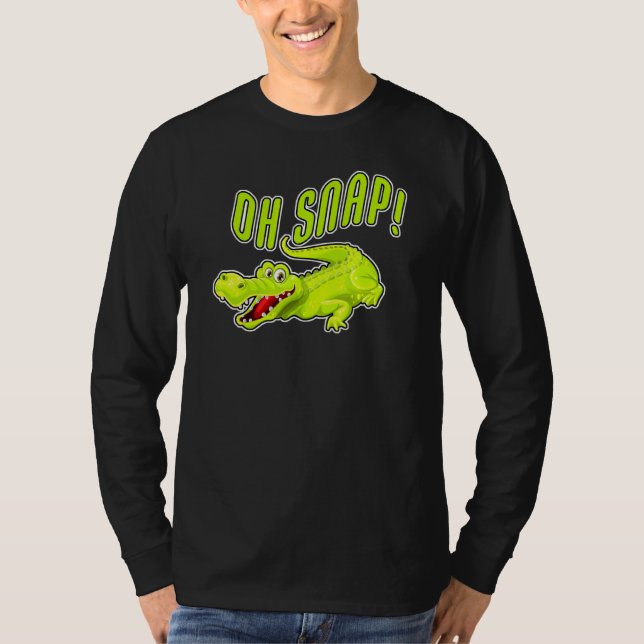 Camiseta Design do crocodilo Alligator (Frente)