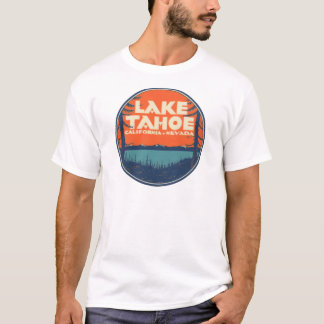 Camiseta Design do decalque das viagens vintage de Lake