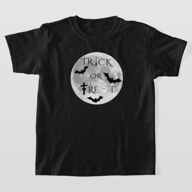 Camiseta Design do Dia das Bruxas Bonitas ou Tratar (Postura )