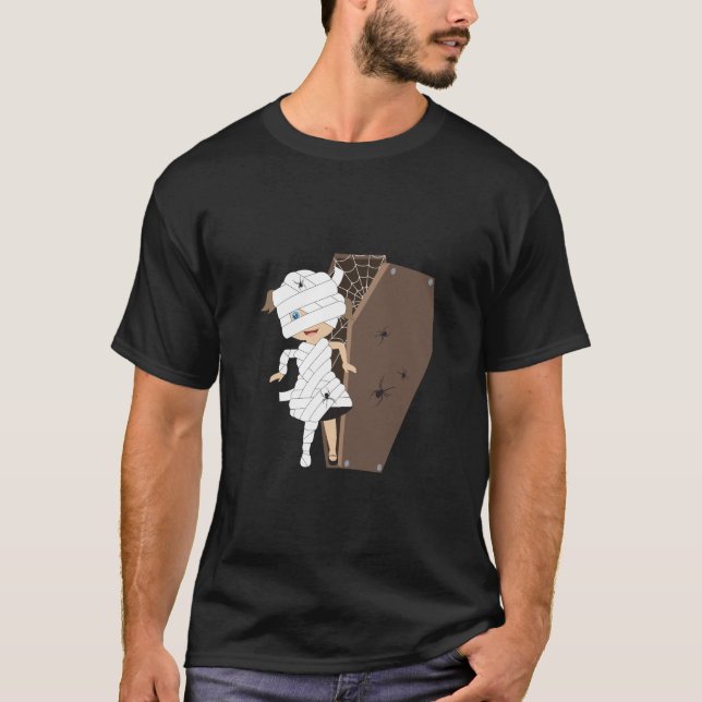 Camiseta Design do Dia das Bruxas da Mãe Bonita (Frente)