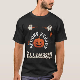 Camiseta Design do Dia das Bruxas de Spooky Season com Fant