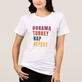 Camiseta Design do Dia de Ação de Graças de Dorama Lover