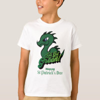 Design do Dia do Bebê Dragão Saint Patrick
