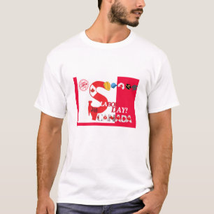 Camiseta Design do Dia do Trabalho do Canadá por Coleção Kr