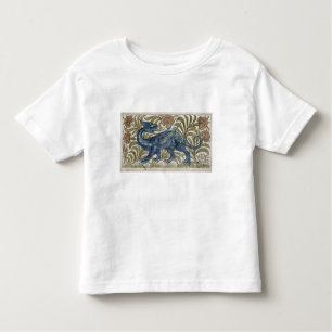 Camiseta Design do "dragão" para um azulejo (w/c no papel)