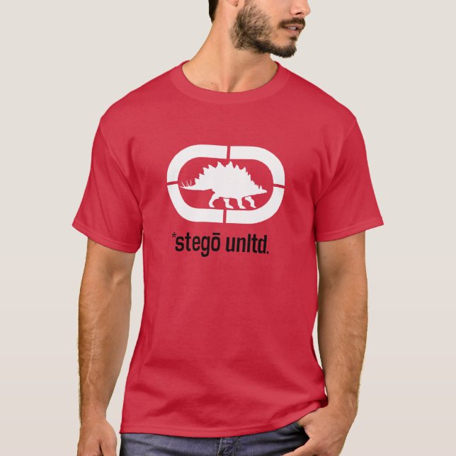 Camiseta design do ecko do stegosaurus (Frente)