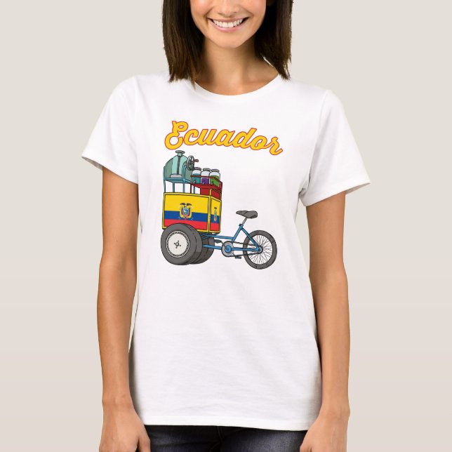 Camiseta Design do Equador para Equatorianos (Frente)