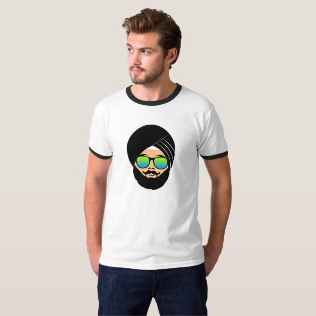 Camiseta design do estilo do singh (Frente Completa)