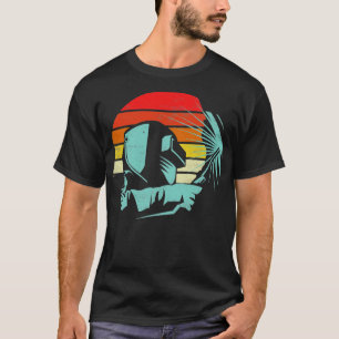 Camiseta Design do Estilo Retro Soldador