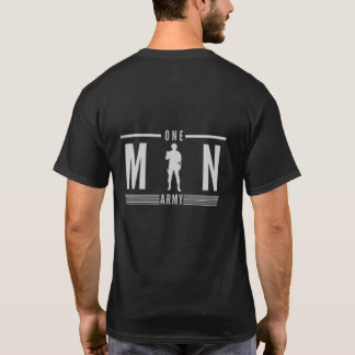 Camiseta design do exército de homens para o promp