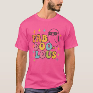 Camiseta Design do Fantasma do Halloween Retro Halloween Fa