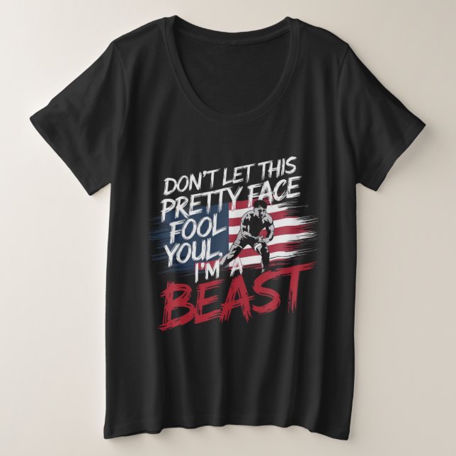Camiseta Design do feixe de lutas (Frente do Design)