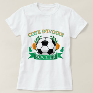Camiseta Design do futebol de D Ivoire da costa