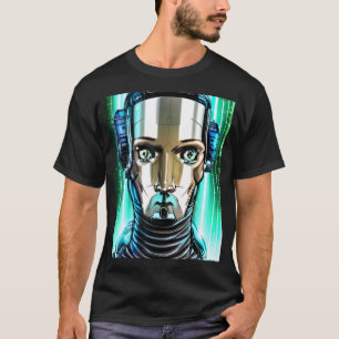 Camiseta Design do Geek de Computador do Cyberpunk Hacker