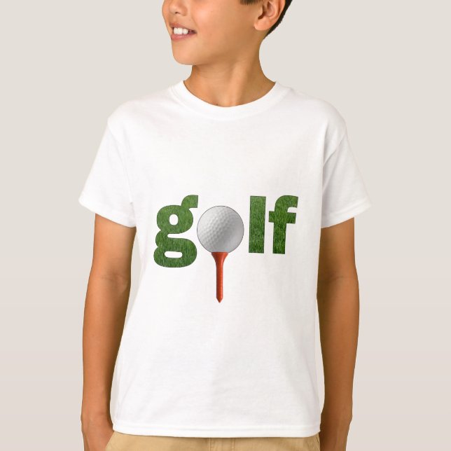 Camiseta Design do golfe do divertimento (Frente)