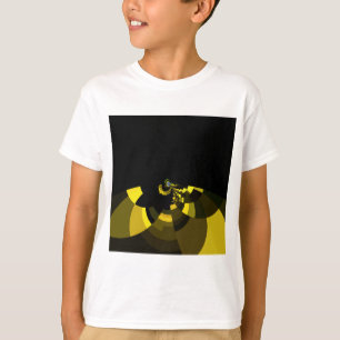 Camiseta Design do Gráfico de Arte de Vetor Preto e Dourado