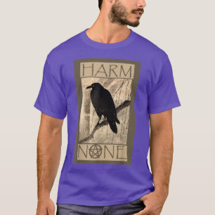 Camiseta Design do Harm None WiccanPagan