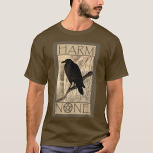 Camiseta Design do Harm None WiccanPagan