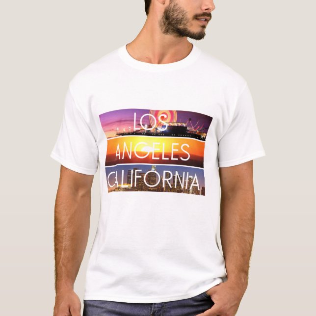Camiseta Design do impressão de Los Angeles (Frente)
