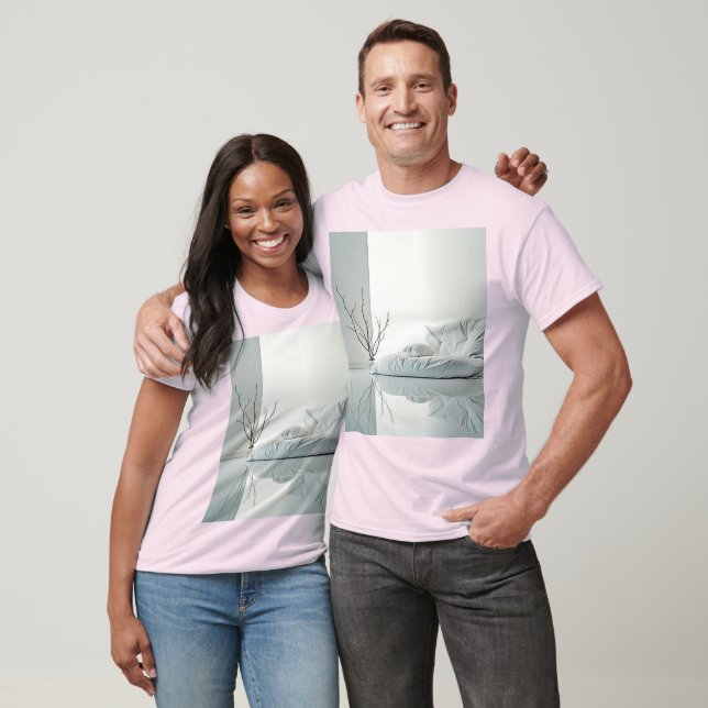 Camiseta Design do interior do Zen minimalista (Unissex)