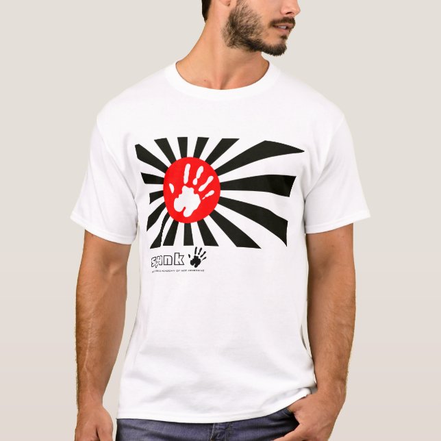 Camiseta Design do japonês da palmada (Frente)