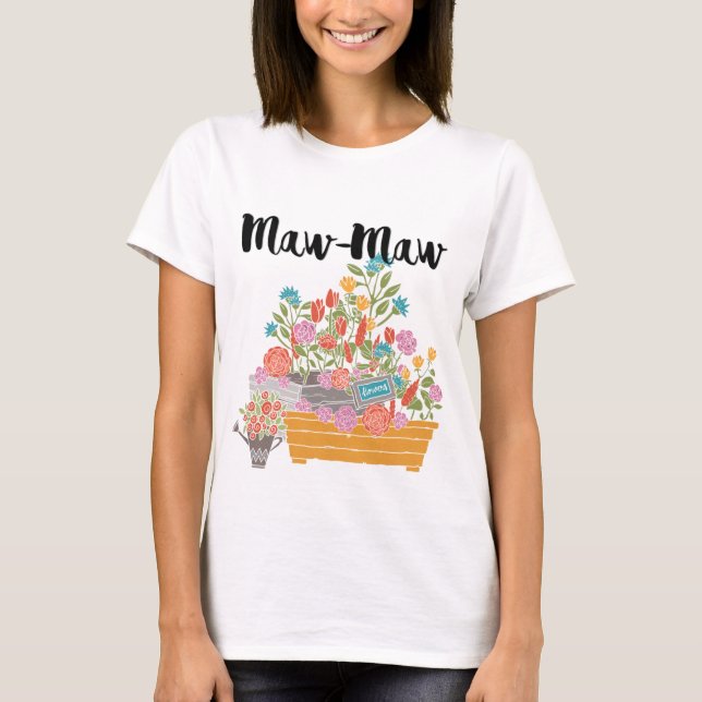 Camiseta Design do Jardim Flor Maw (Frente)