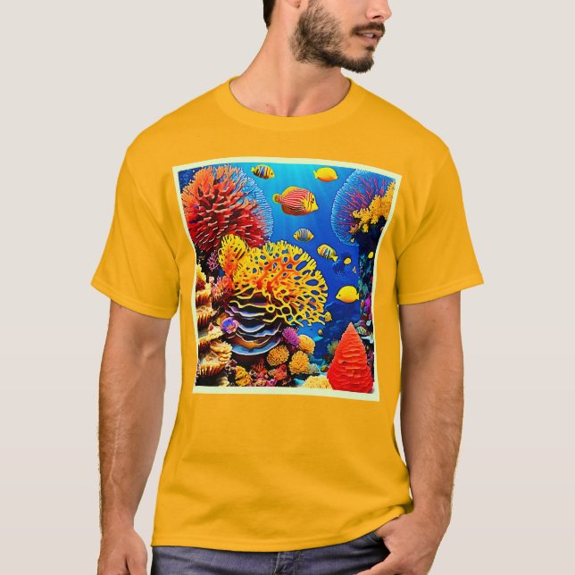 Camiseta Design do Jardim Submarino (Frente)