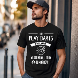 Camiseta Design do jogador de dardos engraçado