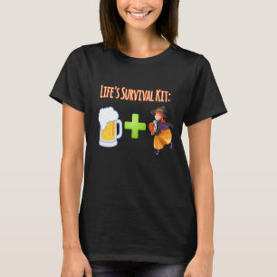 Camiseta Design do kit de sobrevivência e bruxas da vida