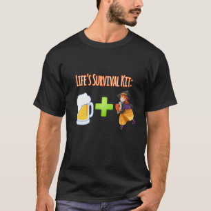 Camiseta Design do kit de sobrevivência e bruxas da vida