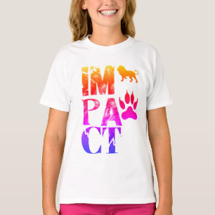 Camiseta Design do Leão de Impacto - Arte de Vida Selvagem 