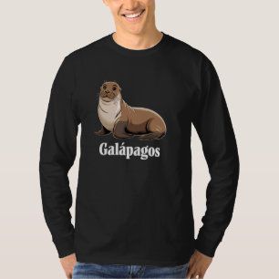 Camiseta Design do leão marinho das Galápagos para moradore