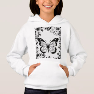 Camiseta Design do logotipo borboleta Elegante -
