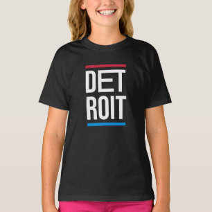 Camiseta design do logotipo da cidade de Detroit