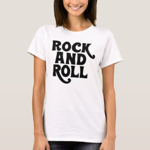 Camiseta Design do logotipo Rock and Roll Music