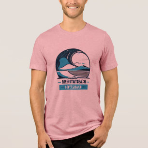 Camiseta Design do logotipo Wave minimalista montabeach em 