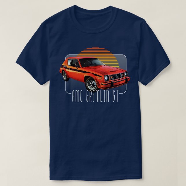 Camiseta DESIGN do Lover Clássico Retroativo AMC Gremlin (Frente do Design)