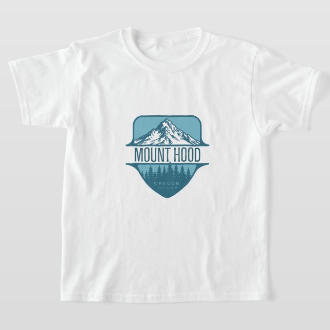 Camiseta Design do Monte Hood Oregon Mountain (Postura )
