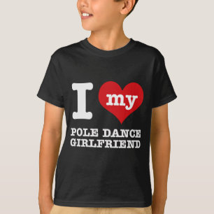 Camiseta design do namorada da dança do pólo