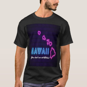 Camiseta Design do neon havaiano