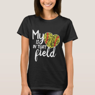 Camiseta Design do número do jogador de softball personaliz