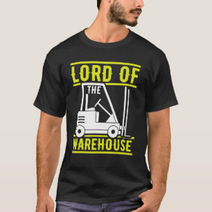 Camiseta Design do operador do driver de empilhação
