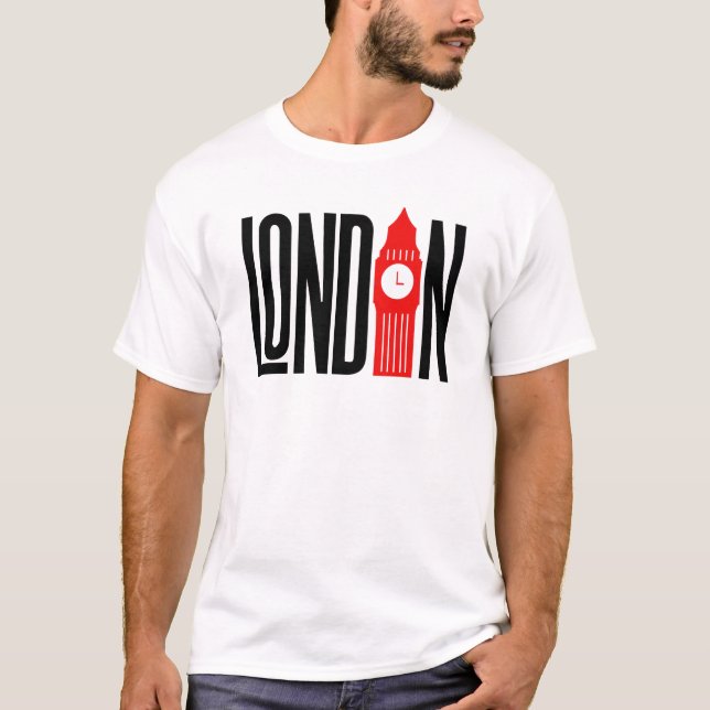 Camiseta Design do Orgulho da Cidade de Londres Skyline (Frente)