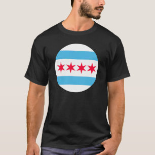 Camiseta Design do Orgulho da Cidade Retroativa de Chicago 