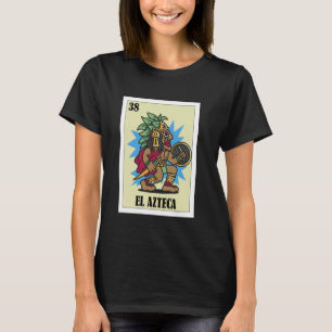 Camiseta Design do Orgulho Mexicano Aztec Guerreiro - El Az