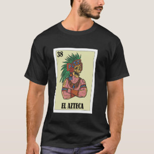 Camiseta Design do Orgulho Mexicano Aztec Guerreiro - El Az