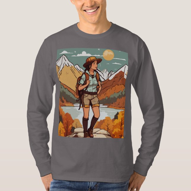 Camiseta Design do Ouvidor de Outono (Frente)
