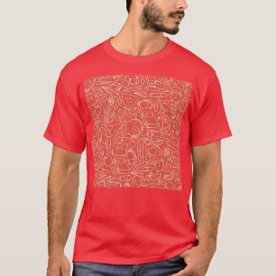 Camiseta Design do padrão escolar