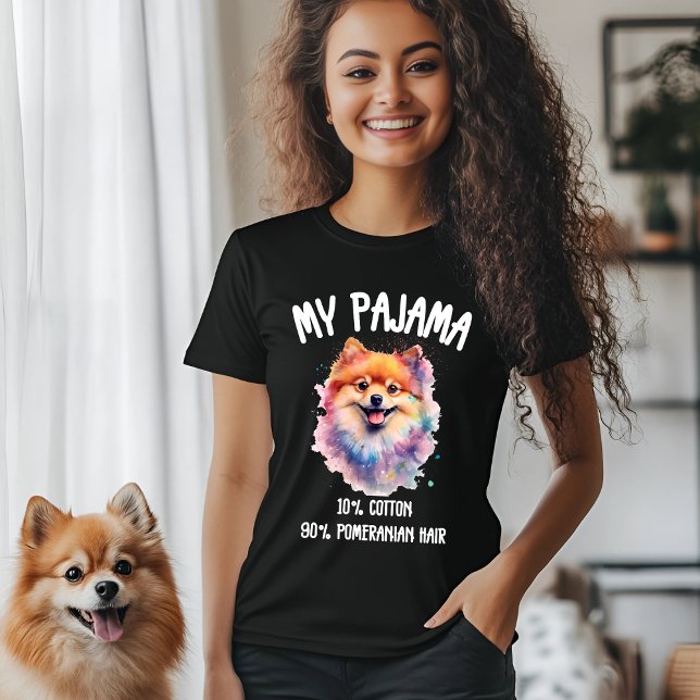 Camiseta Design do Pajama da Pomerânia (Criador carregado)