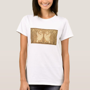 Camiseta Design do papel de parede da cisne